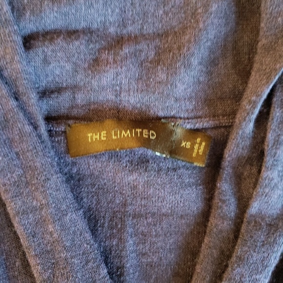 Merino Wool Draped Collar Sweater The Limited XS - Picture 5 of 7